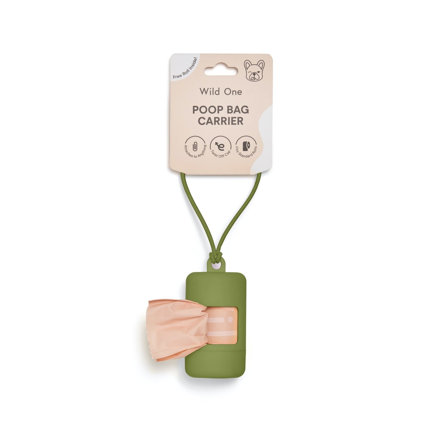 Poop Bag Carrier プープバッグキャリア(便利なうんち袋ディスペンサー)
