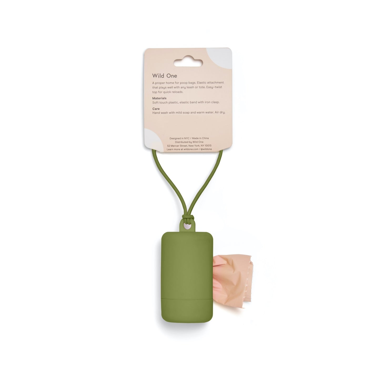 Poop Bag Carrier プープバッグキャリア(便利なうんち袋ディスペンサー)