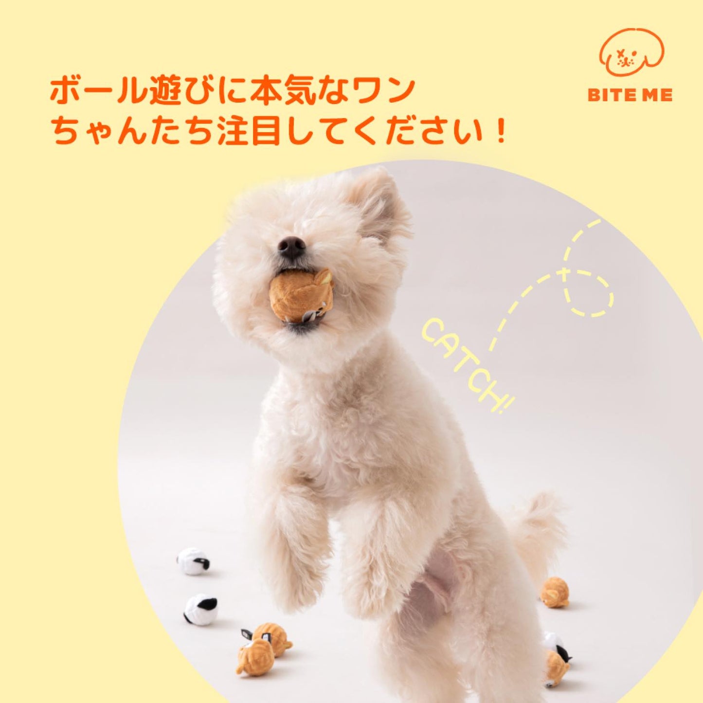 犬のボールおもちゃ (2個入り)