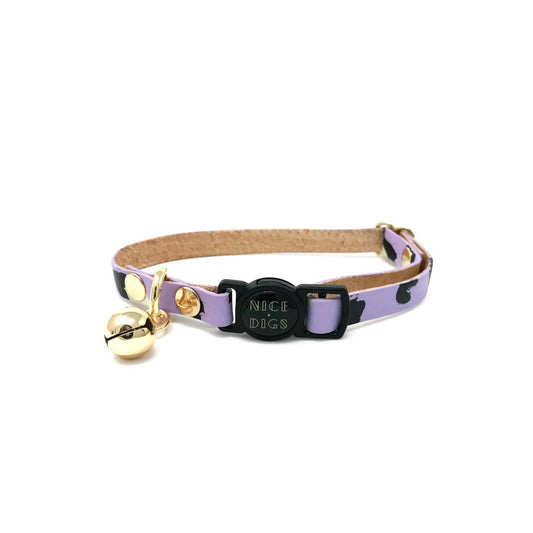 animal cat collar (lilac)