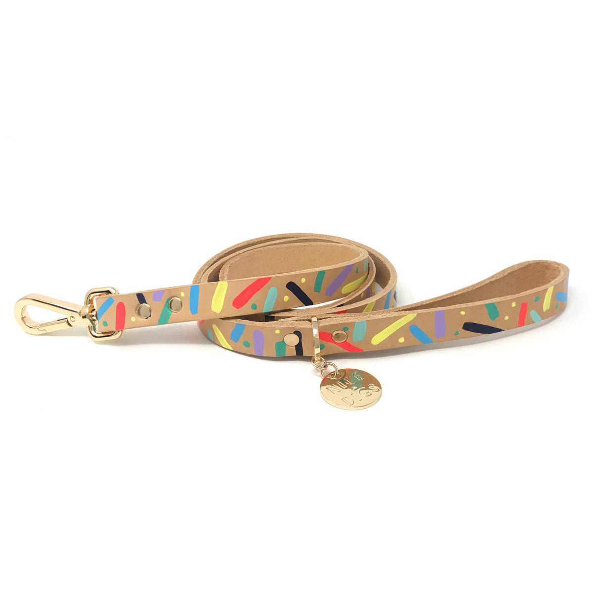 confetti dog leash (multi)