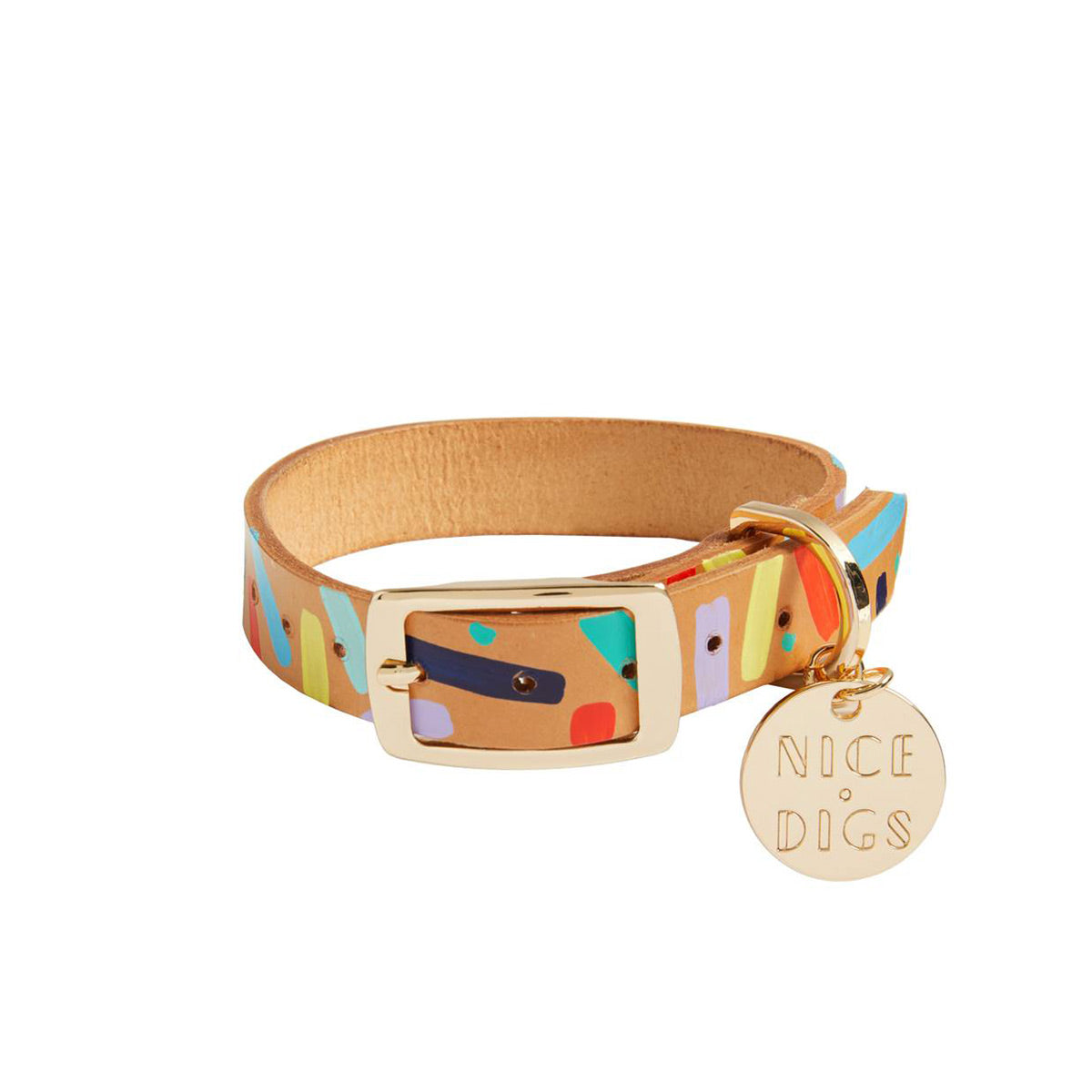 confetti dog collar (multi)