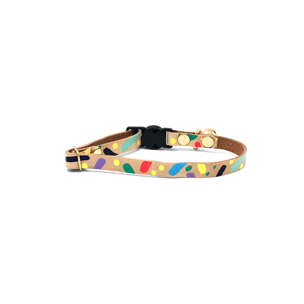 confetti cat collar (multi)