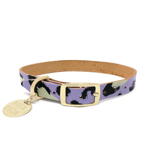 animal dog collar (lilac)