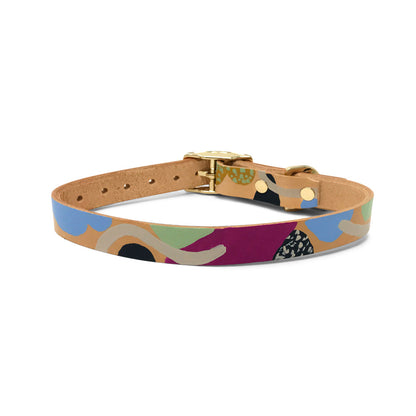 snakes and ladders dog collar (multi)