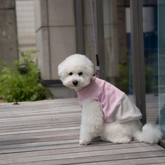 DOG WEAR クーリングタンクバイカラーPK×GY