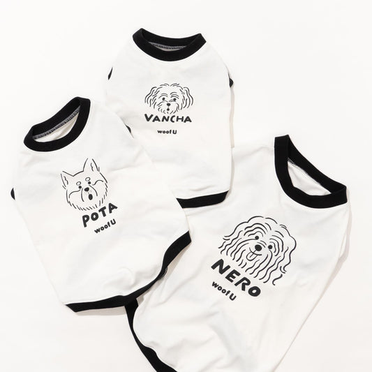 ONE DOG, ONE TEE 世界に一枚。うちの子のドッグTシャツ。