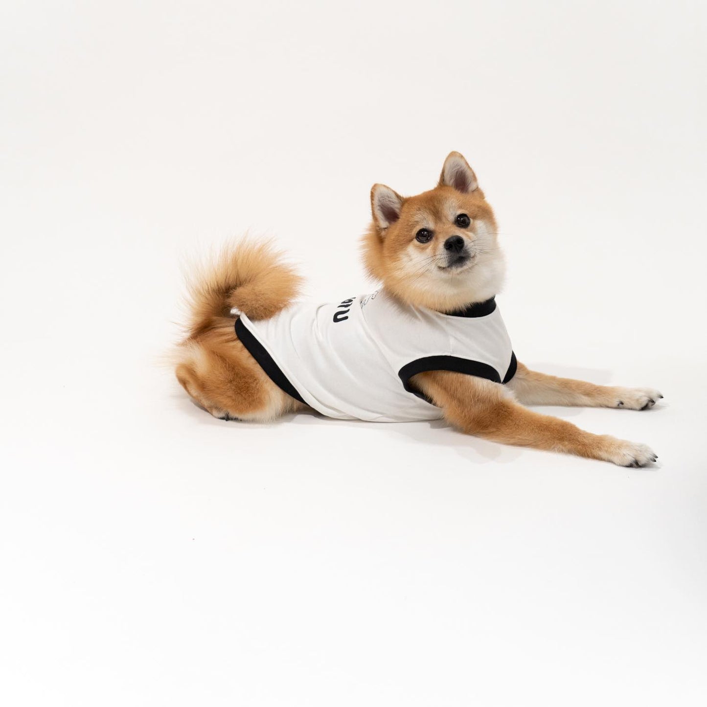woof U プリントDOGタンク