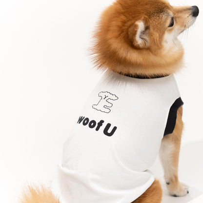 woof U プリントDOGタンク