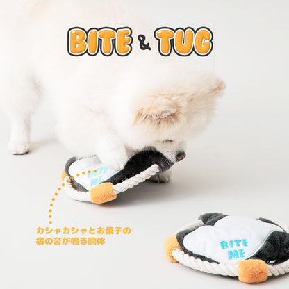 ハグミーロープおもちゃ ペンギン