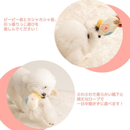 くつ下ロープタグおもちゃ